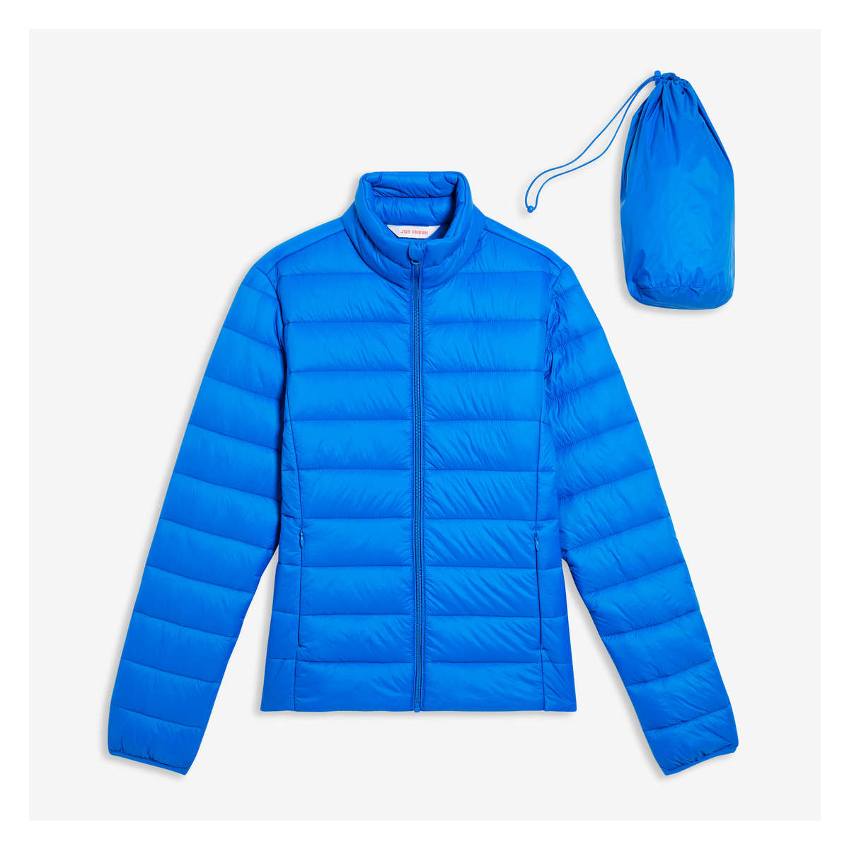 Packable Puffer Jacket with PrimaLoft in Bright Blue from Joe Fresh